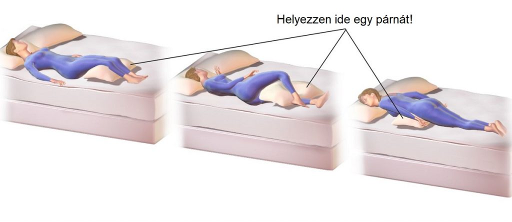 alvási pozíciók derékfájásra