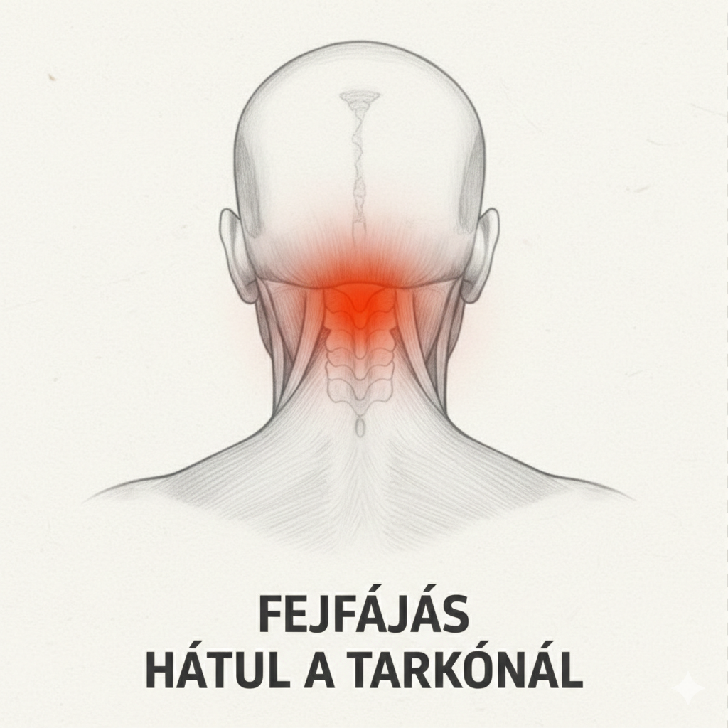 fejfájás hátul rajz